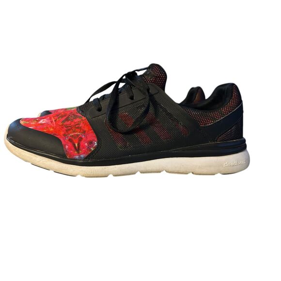 Women's Adidas Cloudfoam Xpression Sneakers - 8.5 Black/Red - Picture 2 of 7